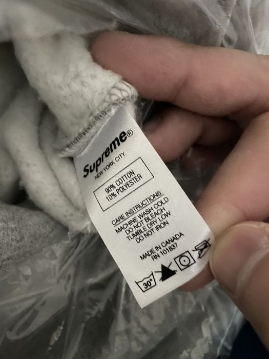 Supreme Supreme Corner Label Hooded Sweatshirt Hoody Sz M | Grailed