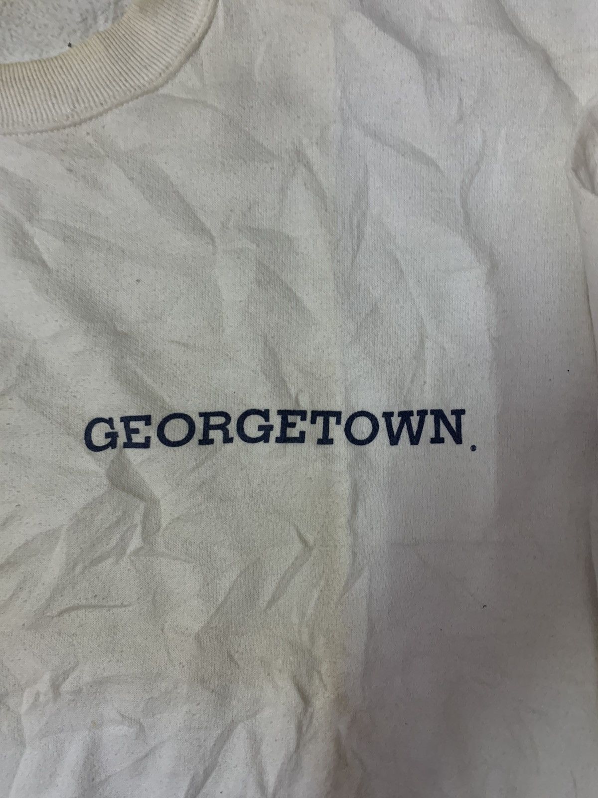 NBA Vintage 1991 Georgetown Hoyas Dog Mascot Logo NBA Sweatshirt Size US L / EU 52-54 / 3 - 3 Thumbnail