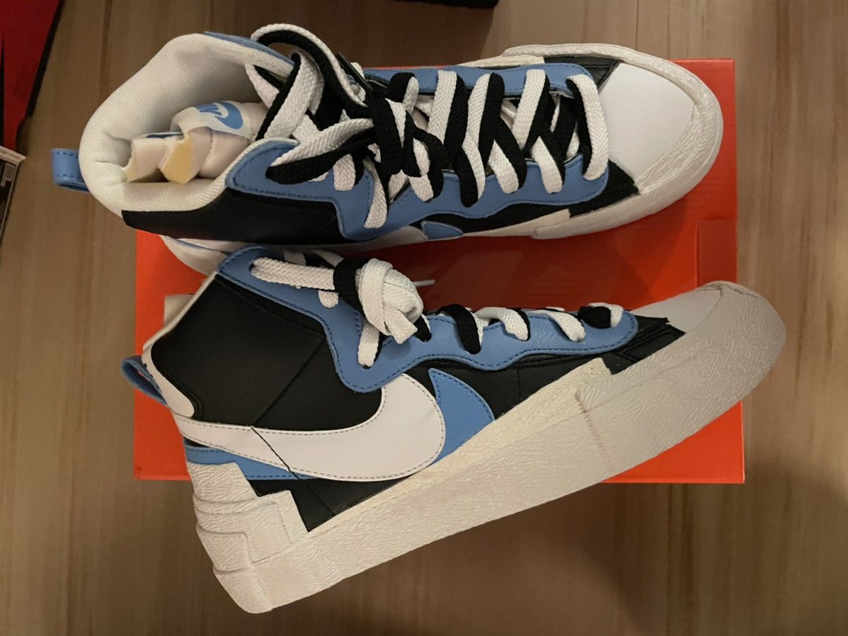 Nike × Sacai Nike Blazer Mid Sacai White Black Legend Blue DS sz 9 
