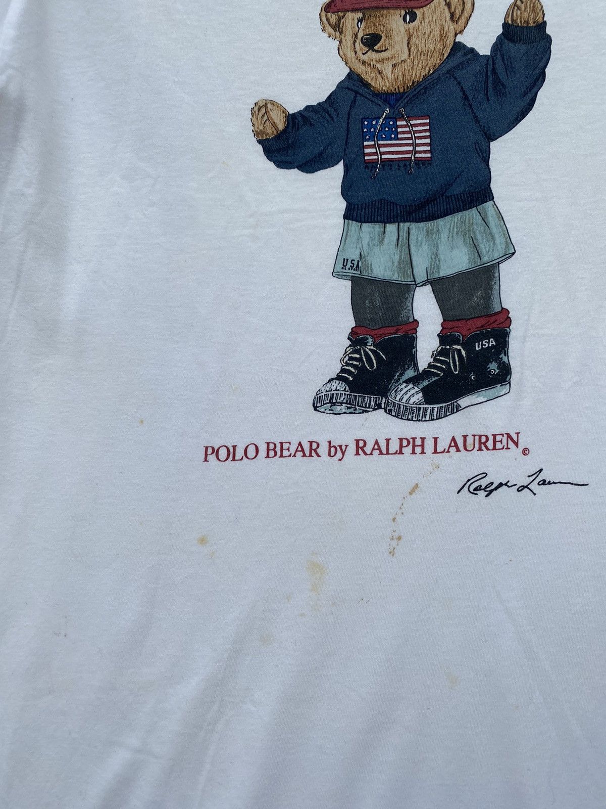Polo Ralph Lauren Vintage Polo Bear Ralph Lauren Tees Size US M / EU 48-50 / 2 - 10 Thumbnail