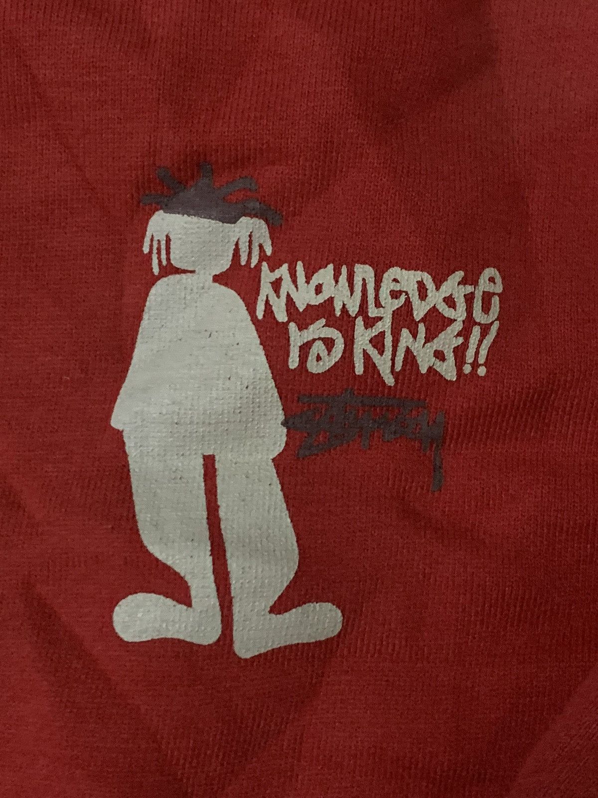 Stussy × Vintage Vintage Stussy Knowledge Is King Sweatshirt Size US L / EU 52-54 / 3 - 5 Thumbnail