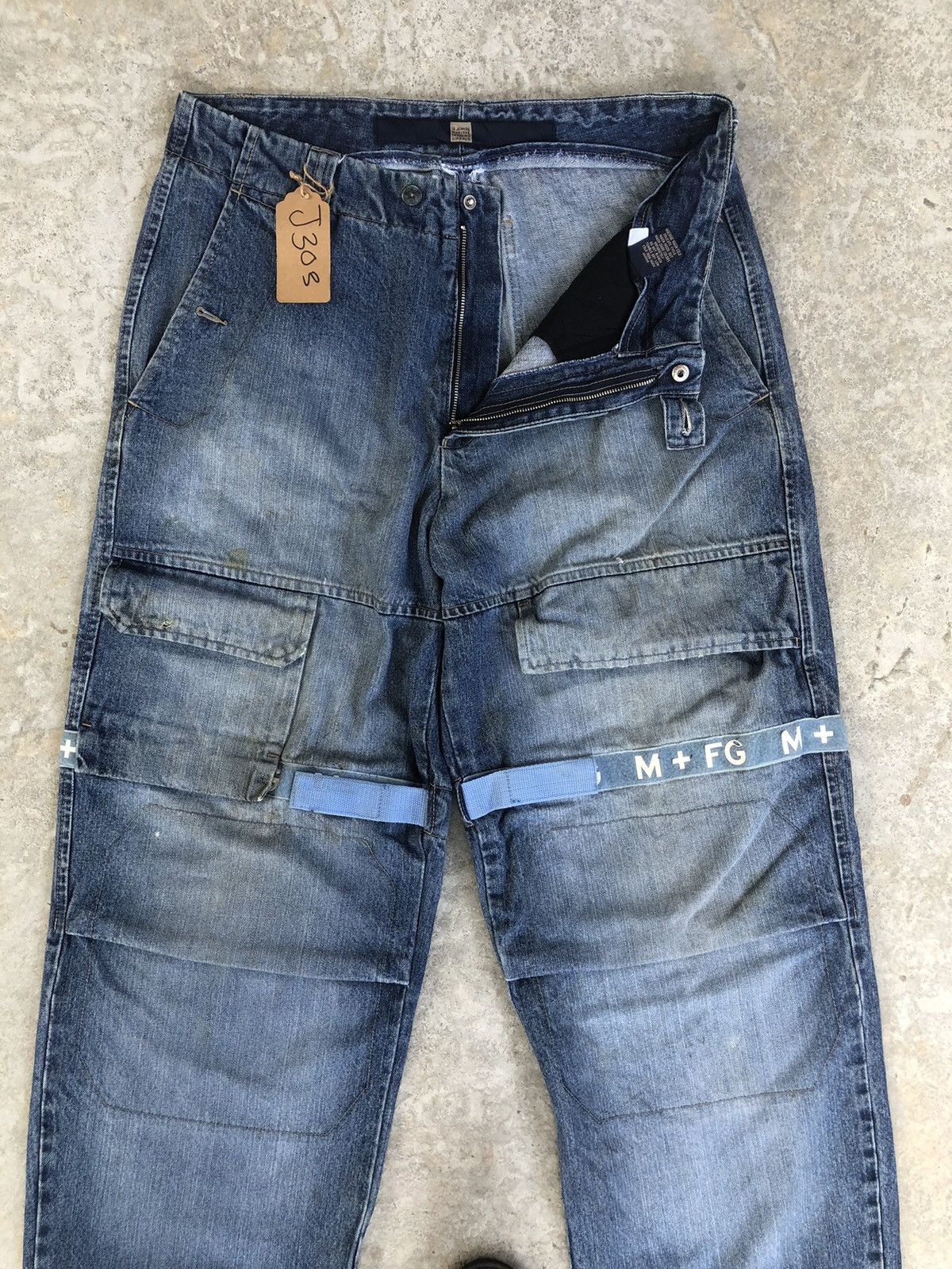 Marithe + Francois Girbaud Vintage Marithe Francois Girbaud Baggy Jeans Size US 35 - 4 Thumbnail