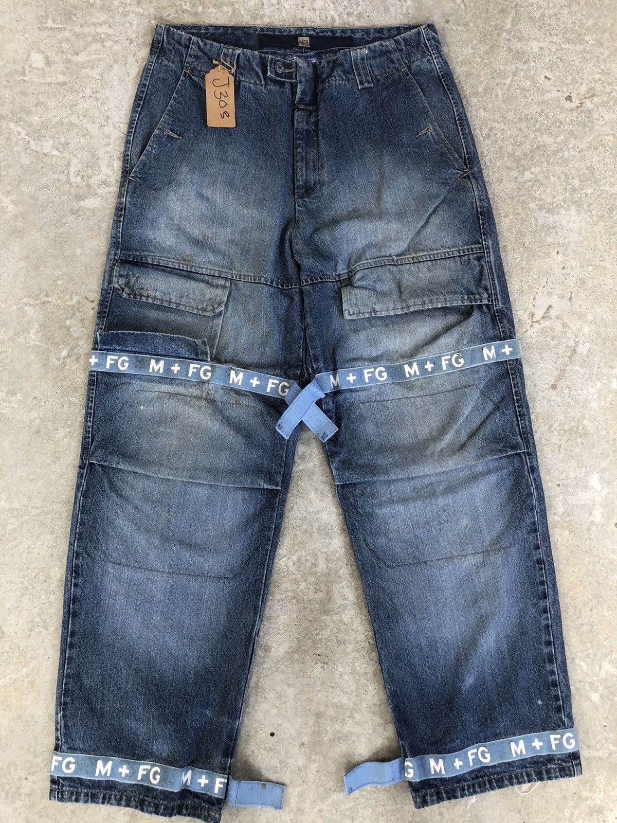 Marithe + Francois Girbaud Vintage Marithe Francois Girbaud Baggy Jeans Size US 35 - 2 Thumbnail