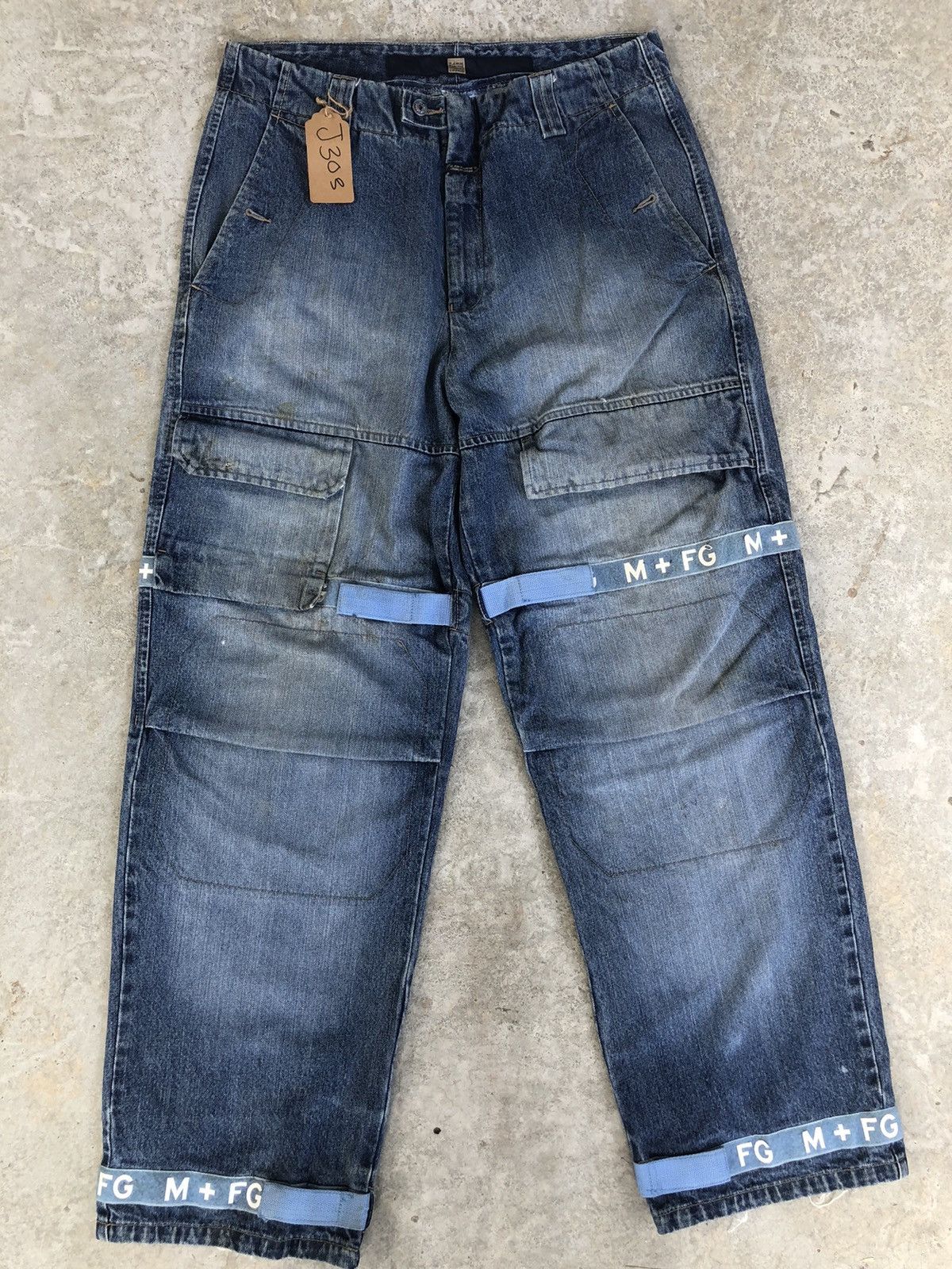 Marithe + Francois Girbaud Vintage Marithe Francois Girbaud Baggy Jeans Size US 35 - 1 Thumbnail