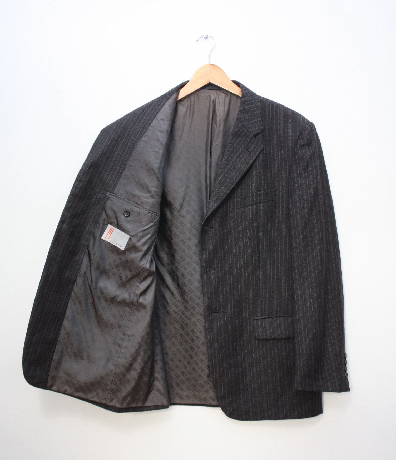 Missoni Missoni Dark Gray Wool Casual Blazer Jacket Size 50R - 3 Thumbnail
