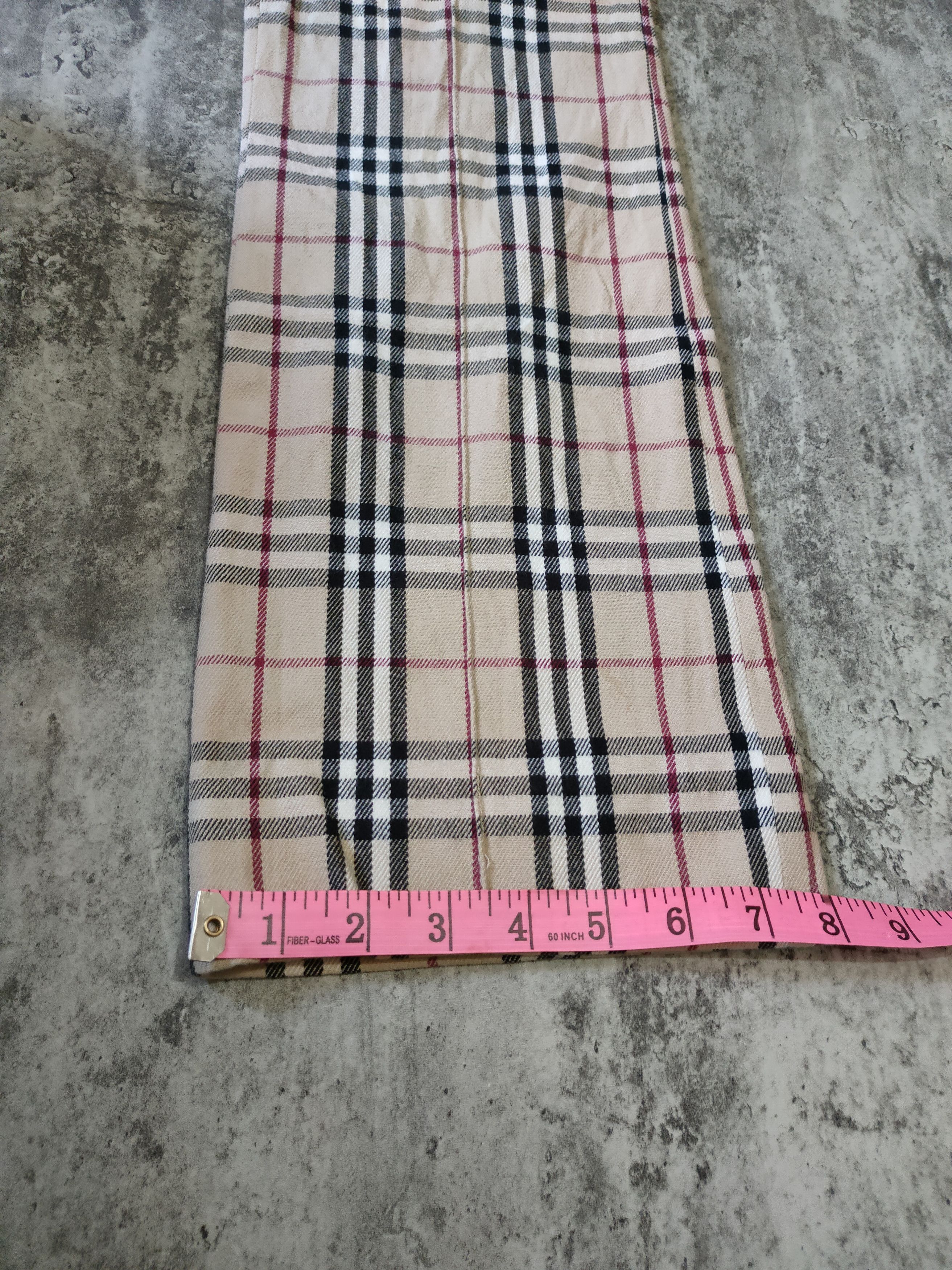 Burberry × Burberry Prorsum × Vintage Vintage Burberry Nova Check Blue Label Japan wool Pans Size 28" / US 6 / IT 42 - 19 Thumbnail