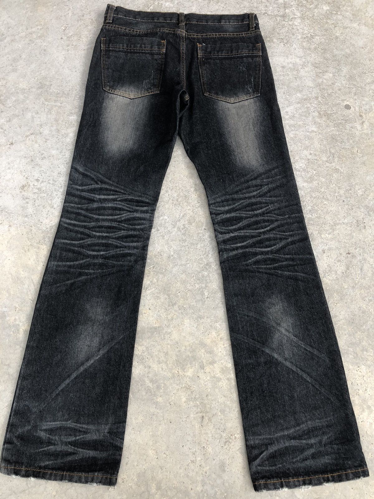 If Six Was Nine Japanese Indecent Flared Jeans Distressed Jeans Size US 30 / EU 46 - 2 Thumbnail