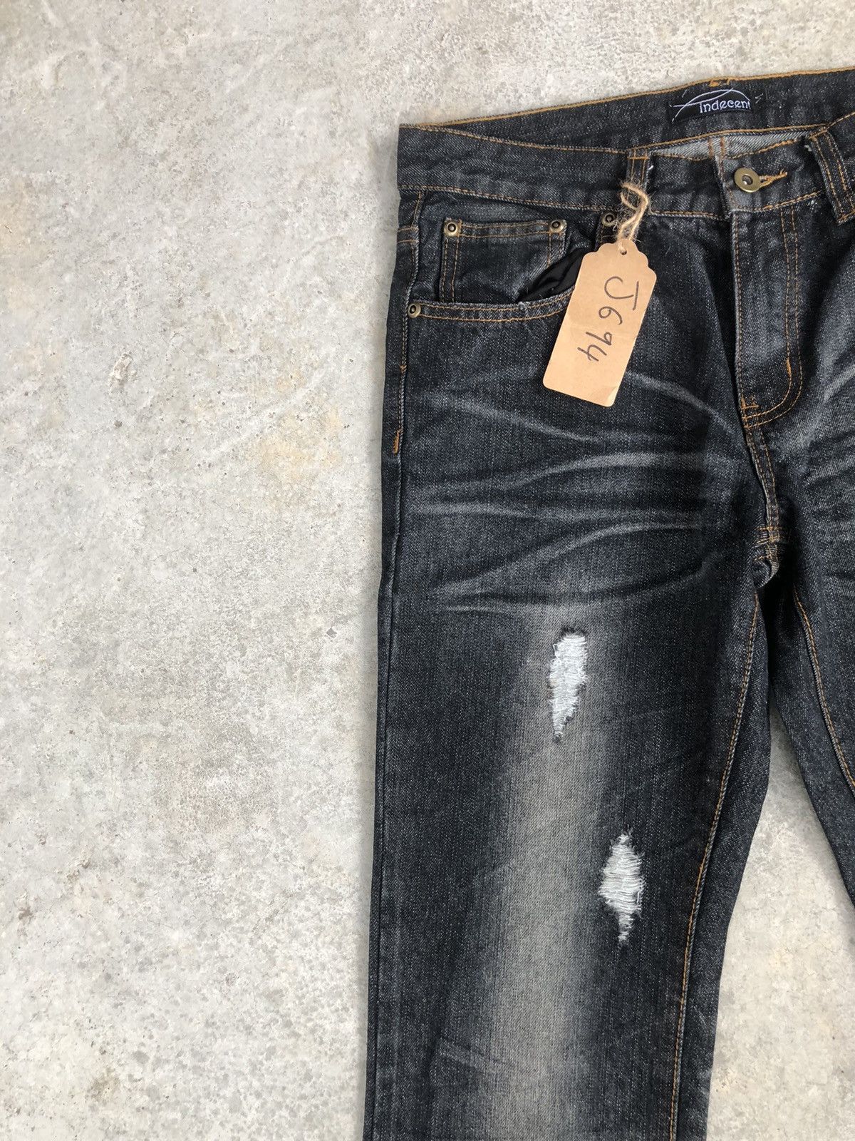 If Six Was Nine Japanese Indecent Flared Jeans Distressed Jeans Size US 30 / EU 46 - 4 Thumbnail