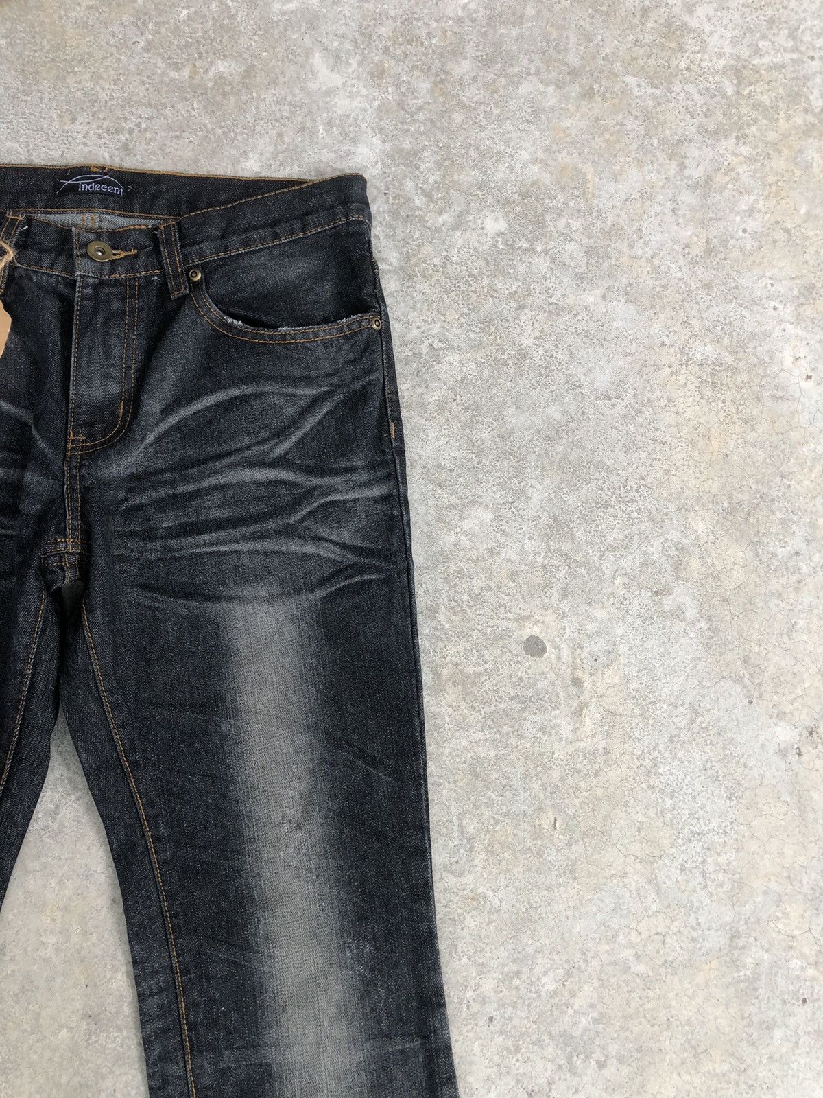 If Six Was Nine Japanese Indecent Flared Jeans Distressed Jeans Size US 30 / EU 46 - 5 Thumbnail