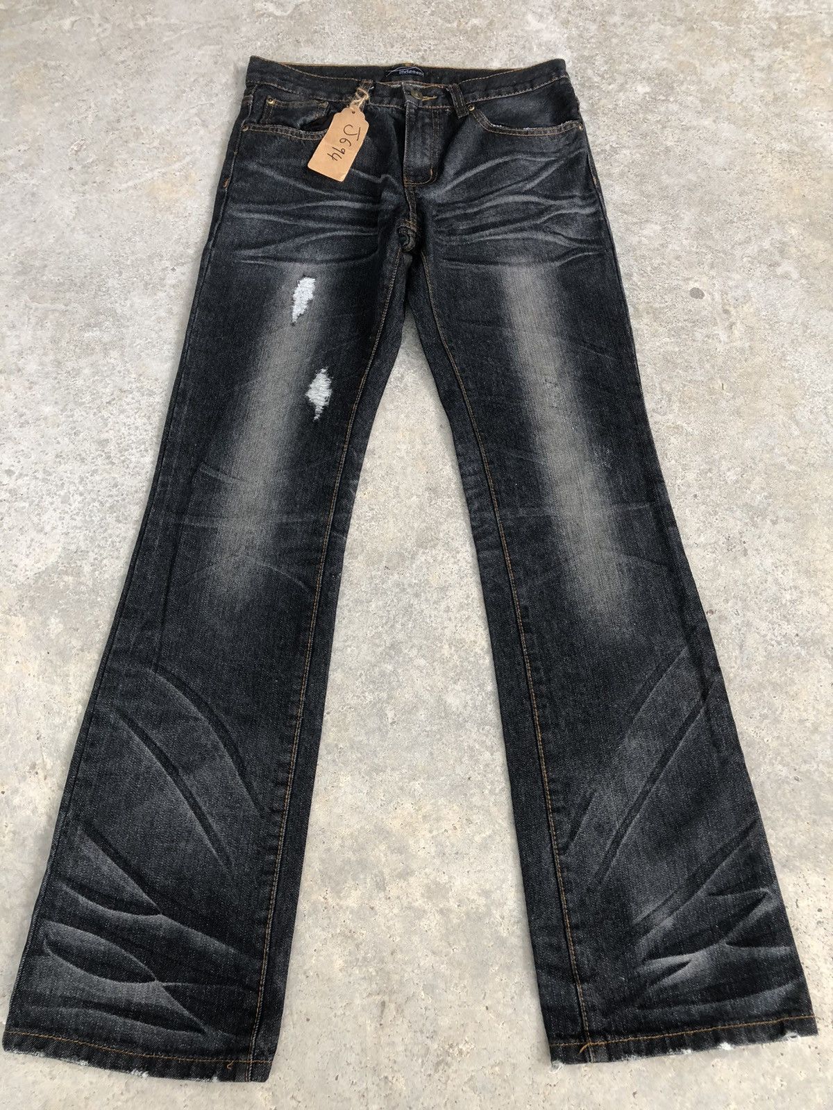 If Six Was Nine Japanese Indecent Flared Jeans Distressed Jeans Size US 30 / EU 46 - 1 Thumbnail