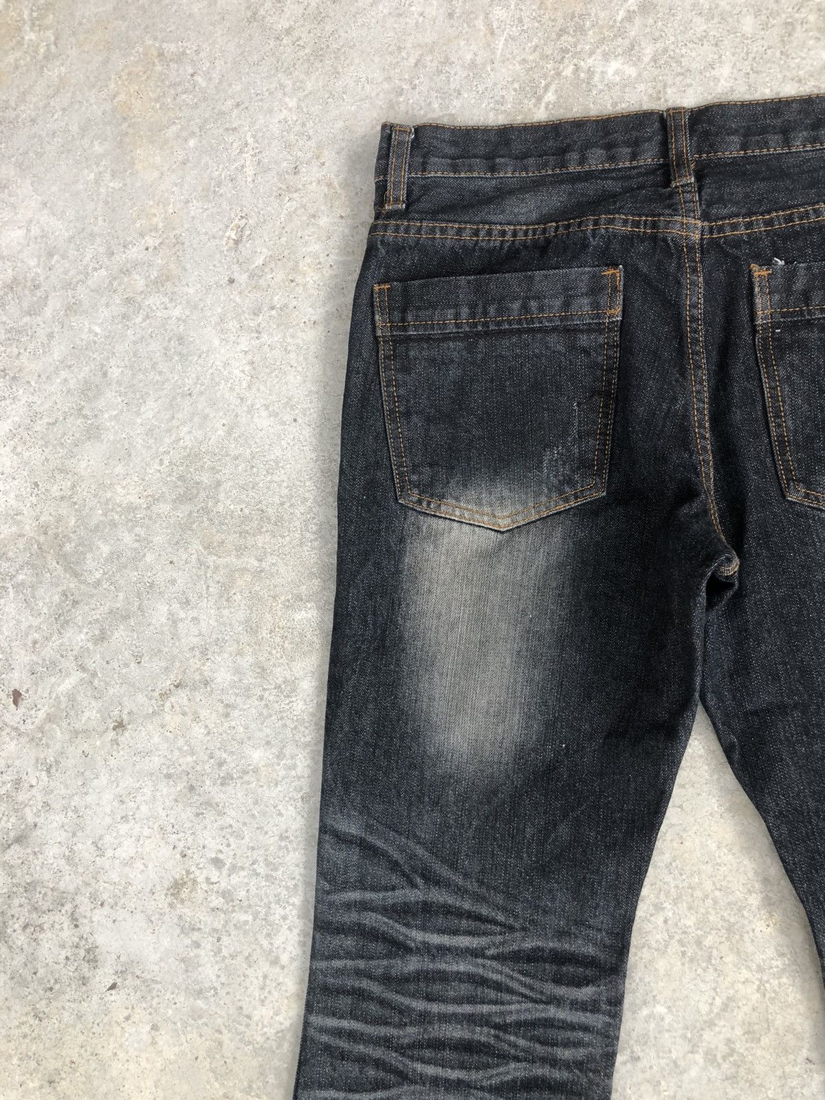 If Six Was Nine Japanese Indecent Flared Jeans Distressed Jeans Size US 30 / EU 46 - 10 Thumbnail