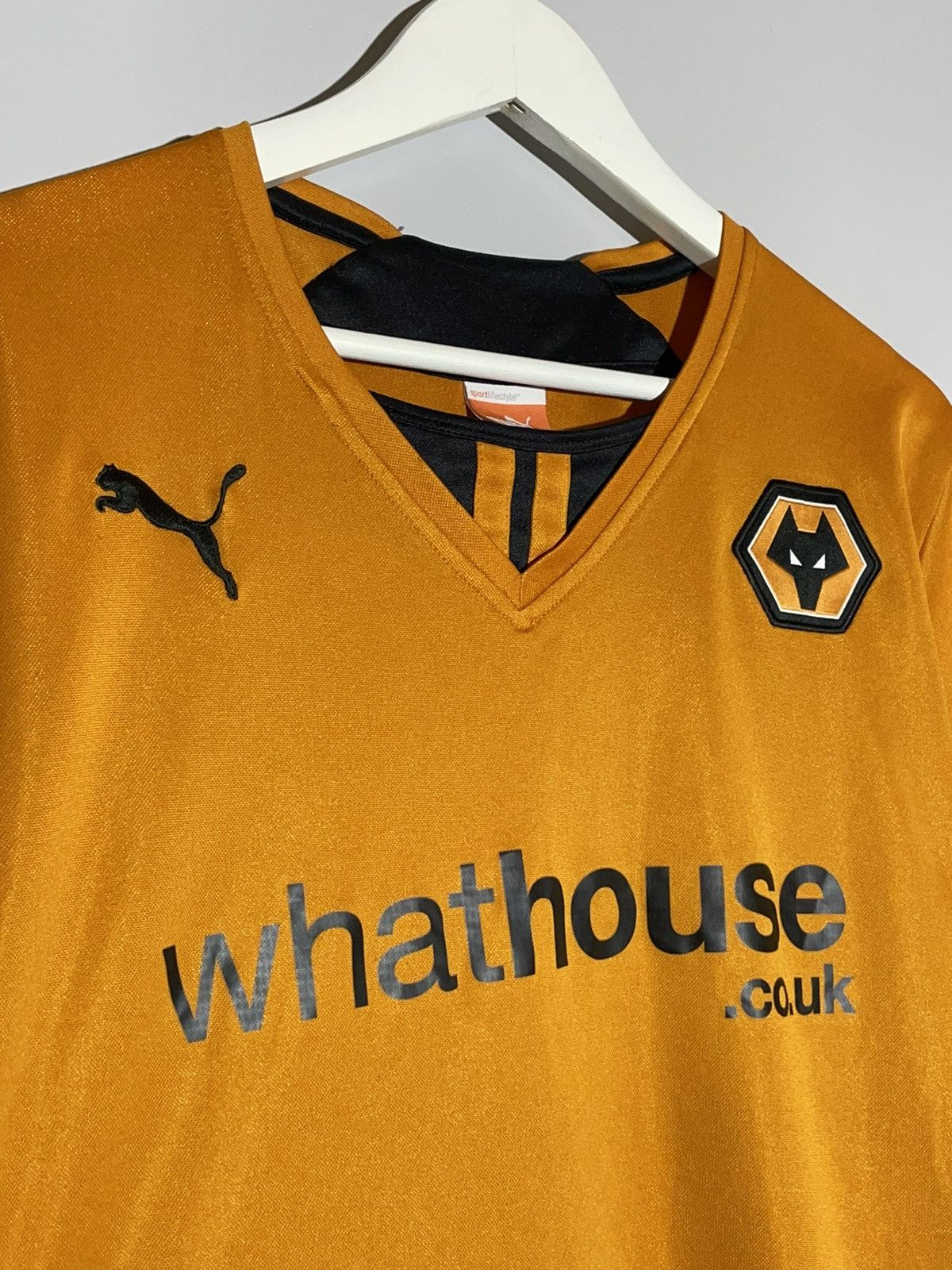Puma Wolverhampton Puma 2013/14 Home Y2k Football Shirt Size US XL / EU 56 / 4 - 3 Thumbnail