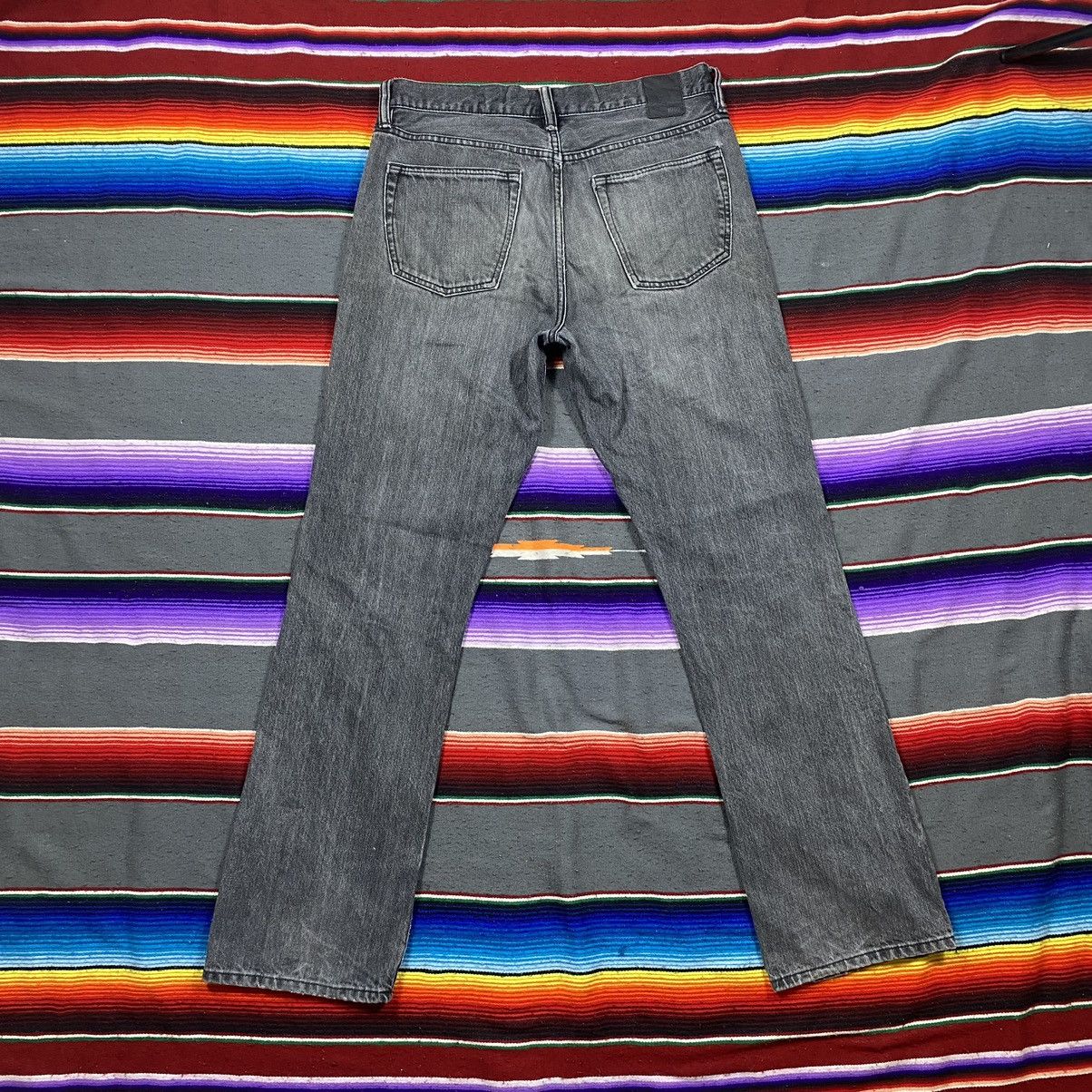 Gap Vintage Gap 1969 Faded Black Flare Distressed Denim Size US 34 / EU 50 - 6 Thumbnail