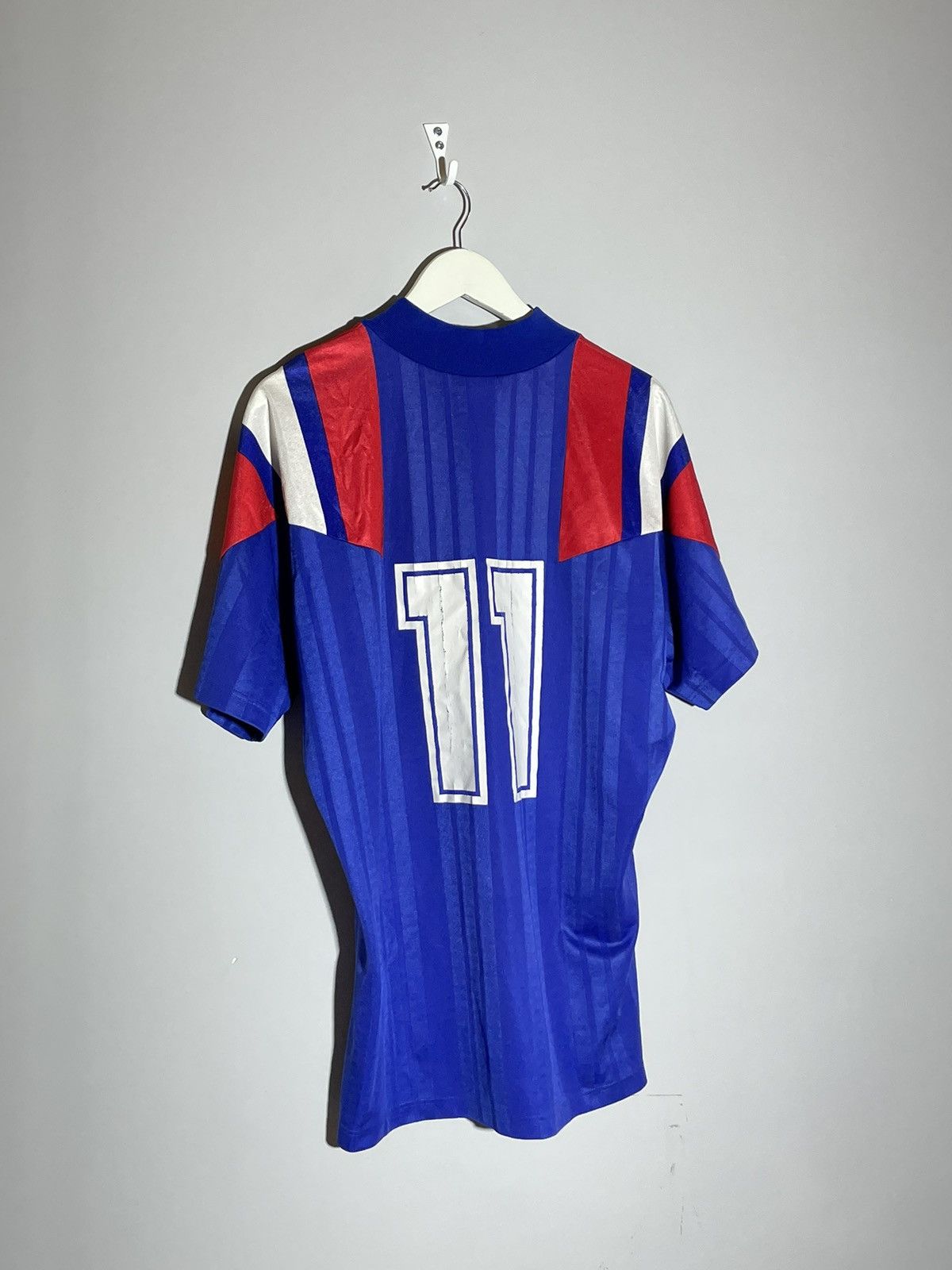 Adidas × Vintage France Adidas Equipment 1992 Y2k Vintage Home Football Shirt Size US L / EU 52-54 / 3 - 7 Thumbnail