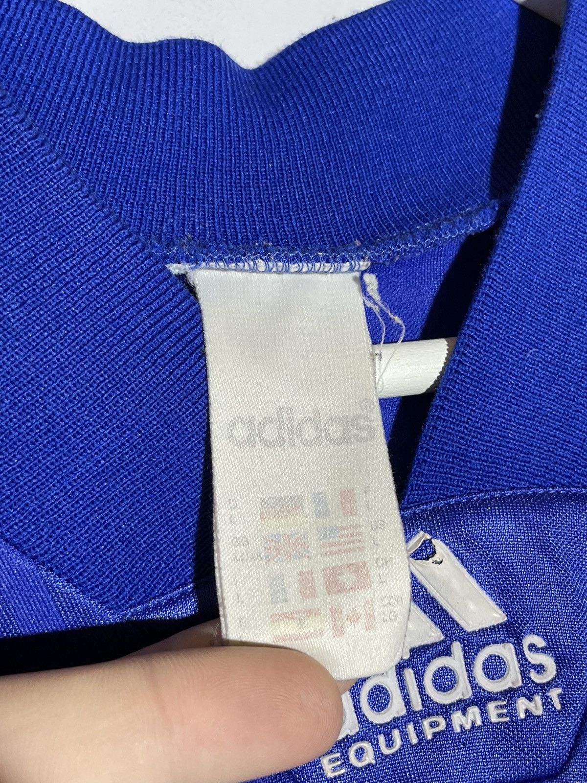 Adidas × Vintage France Adidas Equipment 1992 Y2k Vintage Home Football Shirt Size US L / EU 52-54 / 3 - 11 Thumbnail