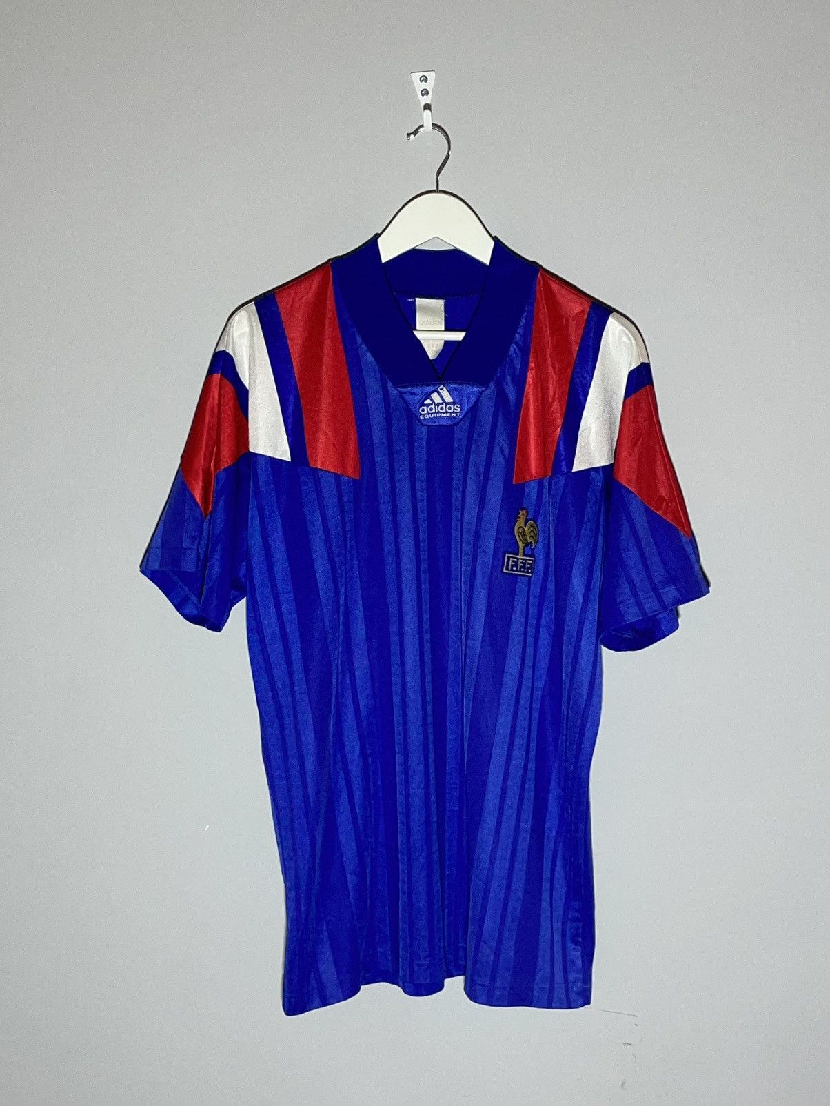 France Adidas Equipment 1992 Y2k Vintage Home Football Shirt