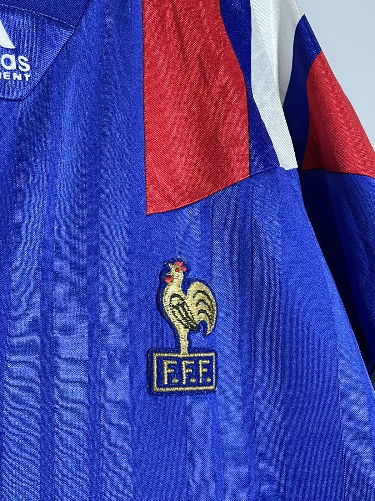 Adidas × Vintage France Adidas Equipment 1992 Y2k Vintage Home Football Shirt Size US L / EU 52-54 / 3 - 5 Thumbnail