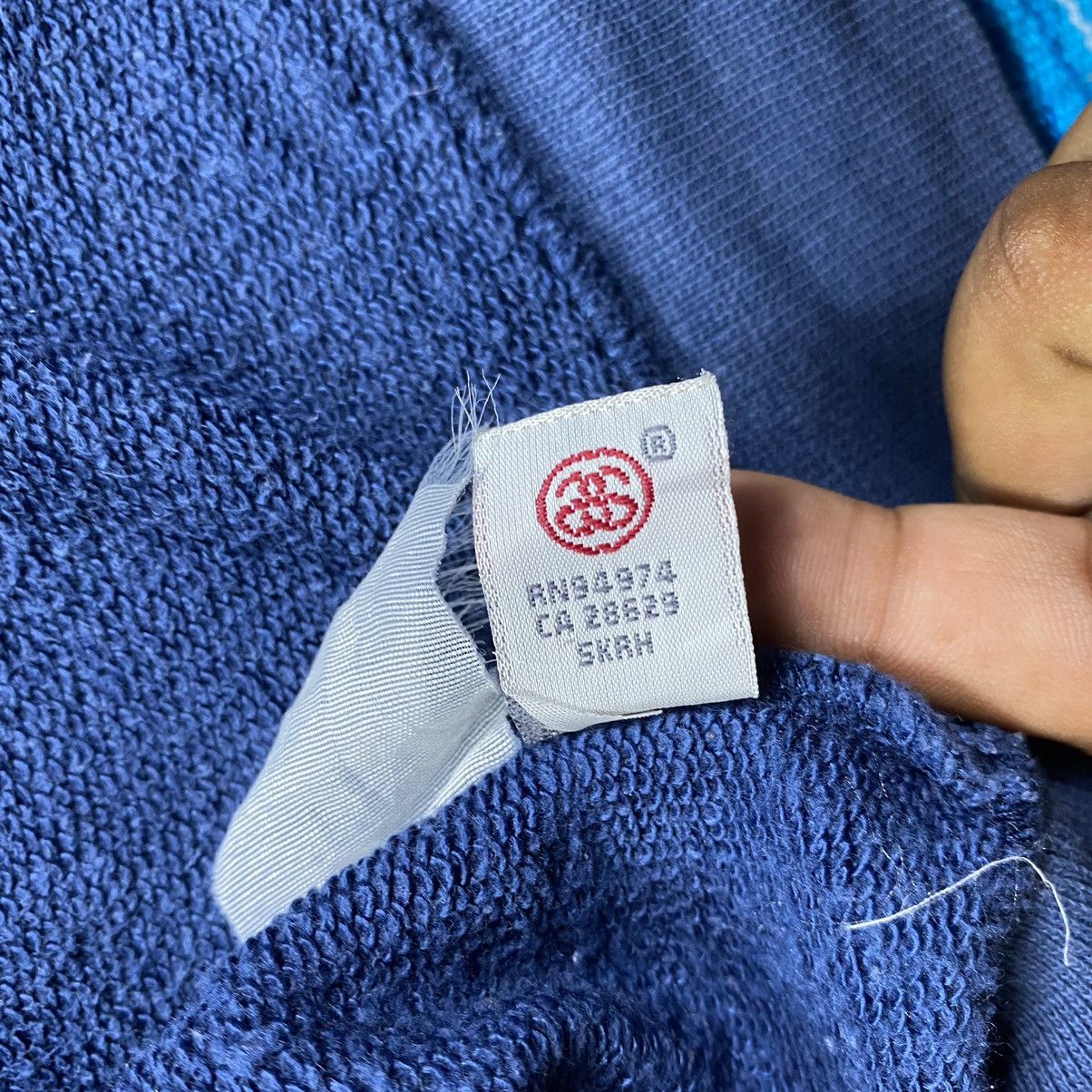 Stussy Vintage Stussy Worldwide Sun Faded Blue Skull Hoodie Size US XL / EU 56 / 4 - 16 Thumbnail