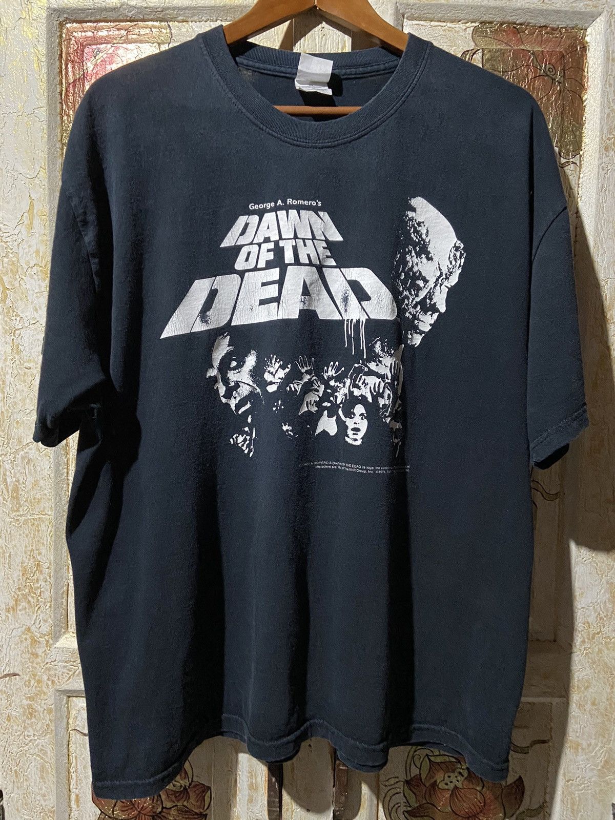 Vintage Vintage movie dawn of the dead black t shirt size xl Size US XL / EU 56 / 4 - 3 Thumbnail