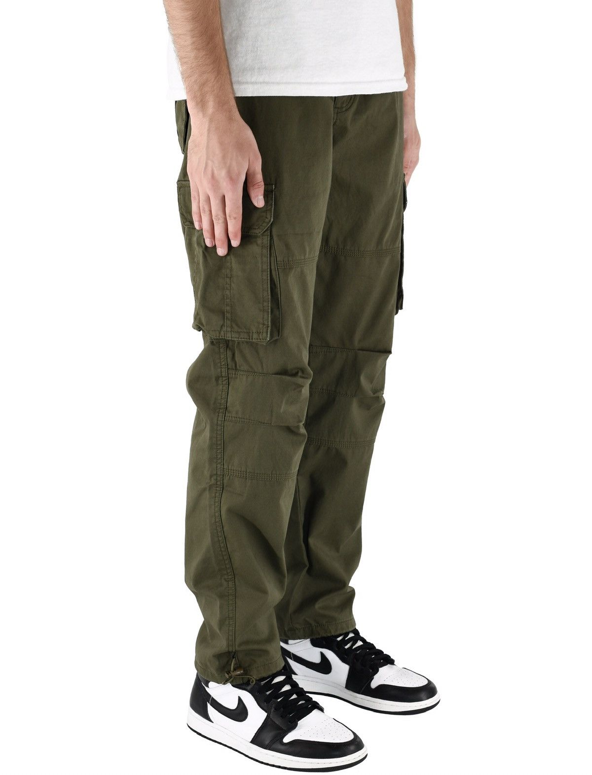 Japanese Brand Vintage Cargo Pants Olive Green Size US 36 / EU 52 - 1 Thumbnail