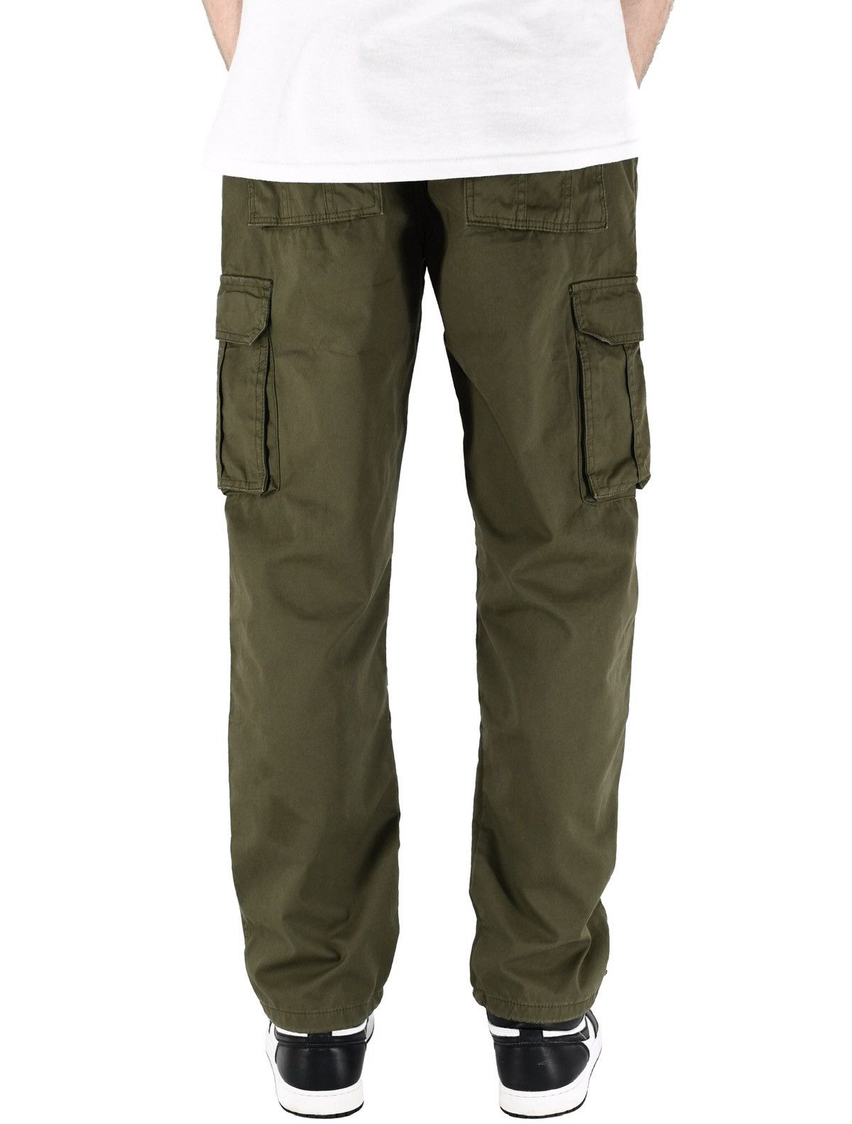Japanese Brand Vintage Cargo Pants Olive Green Size US 36 / EU 52 - 4 Thumbnail