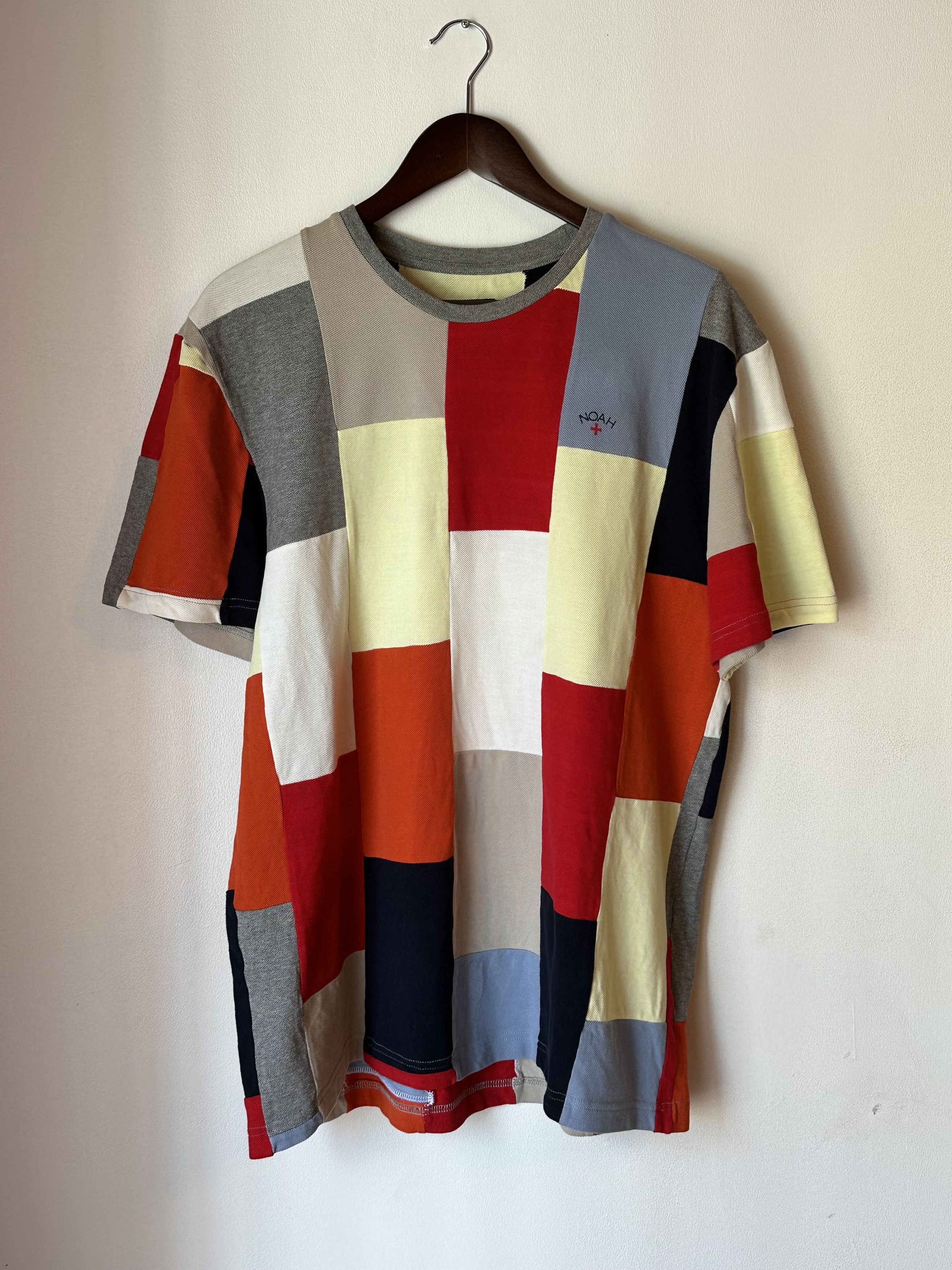 Patchwork Pique Logo Top Multicolor