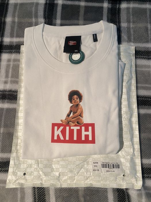 Kith Kith Notorious BIG Biggie T-Shirt White Ready to Die NEW XXL