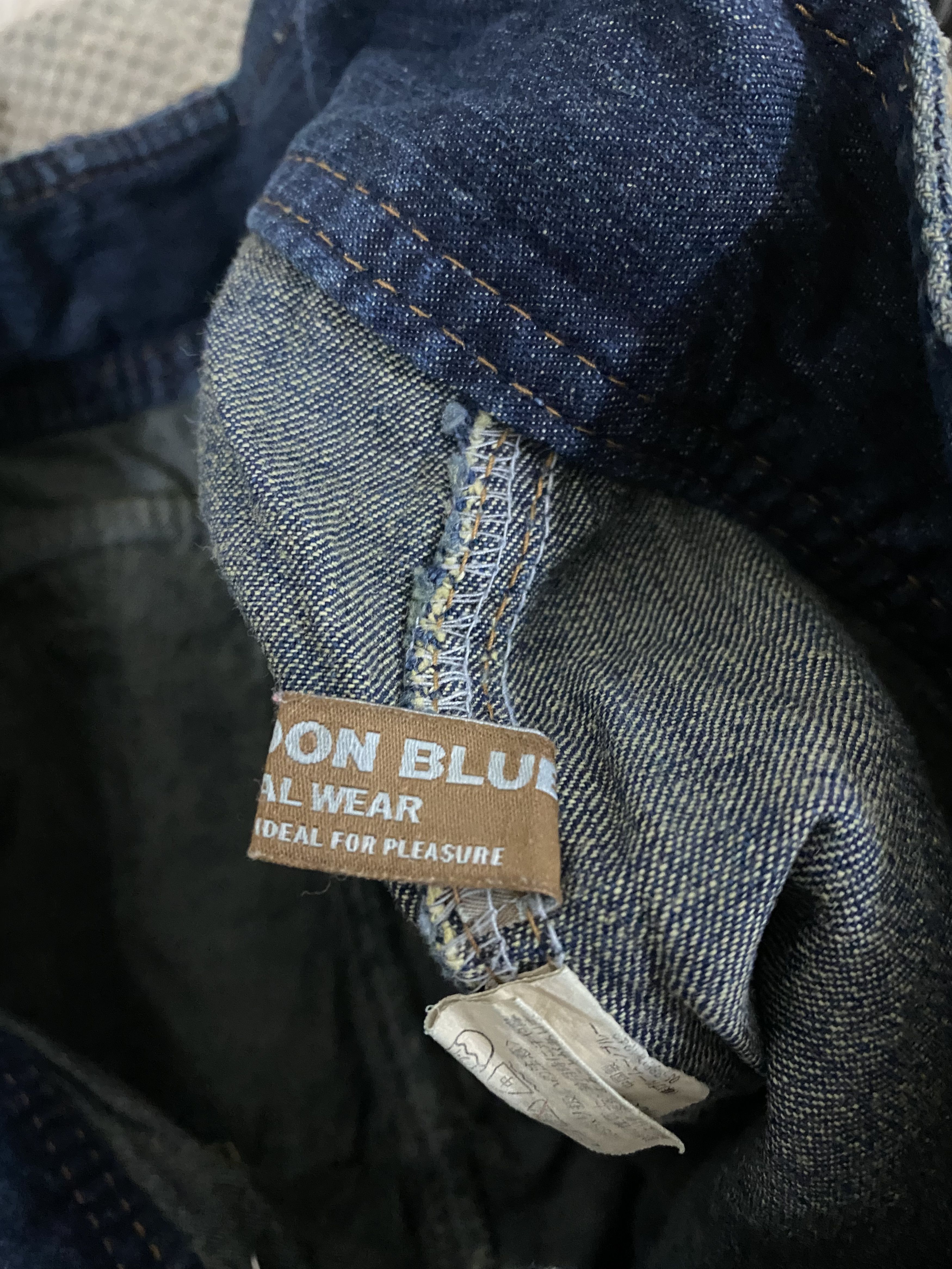 Japanese Brand Blue moon blue jeans multi pocket flare denim Size 27" / US 4 / IT 40 - 16 Thumbnail