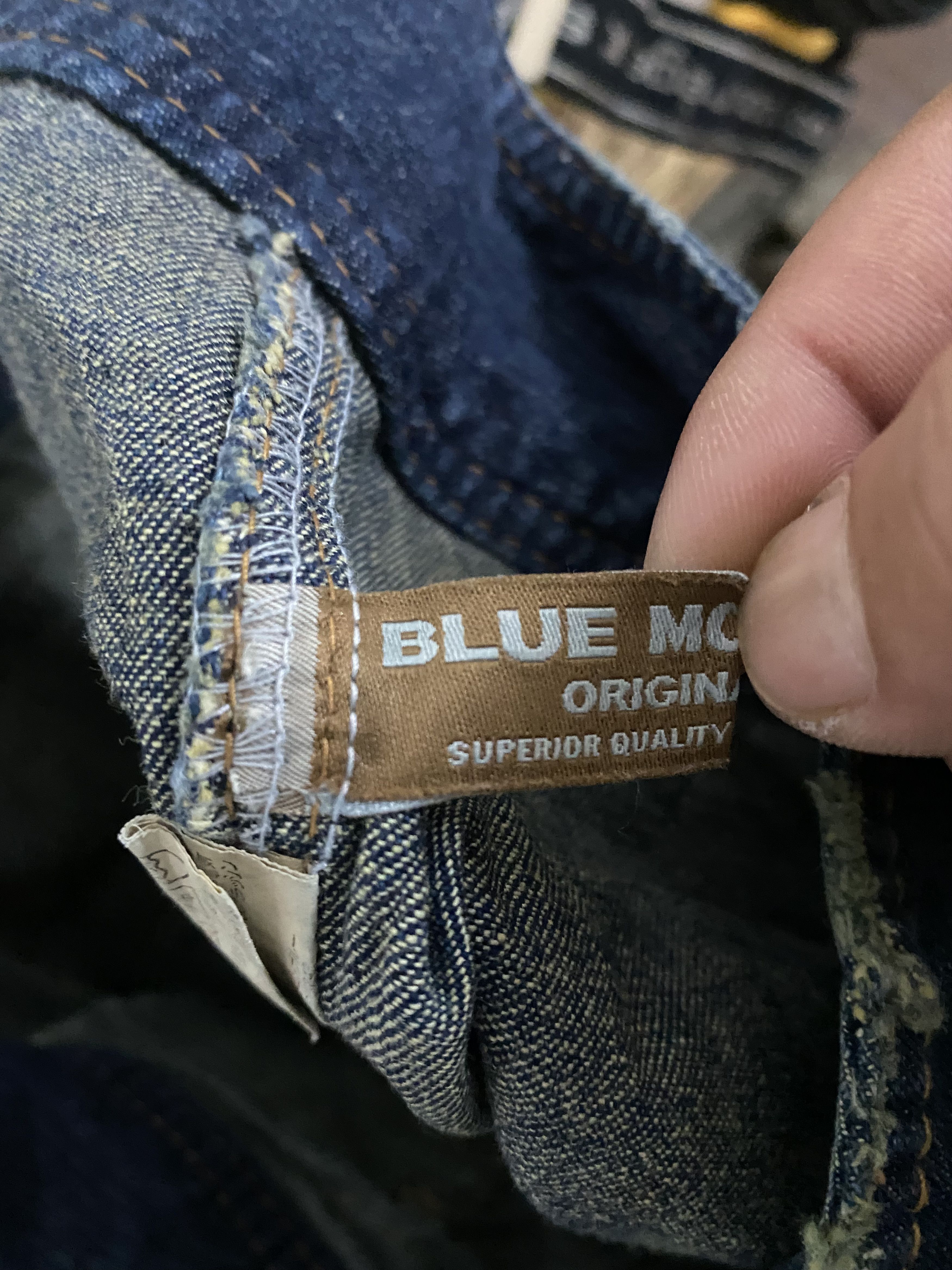 Japanese Brand Blue moon blue jeans multi pocket flare denim Size 27" / US 4 / IT 40 - 17 Thumbnail