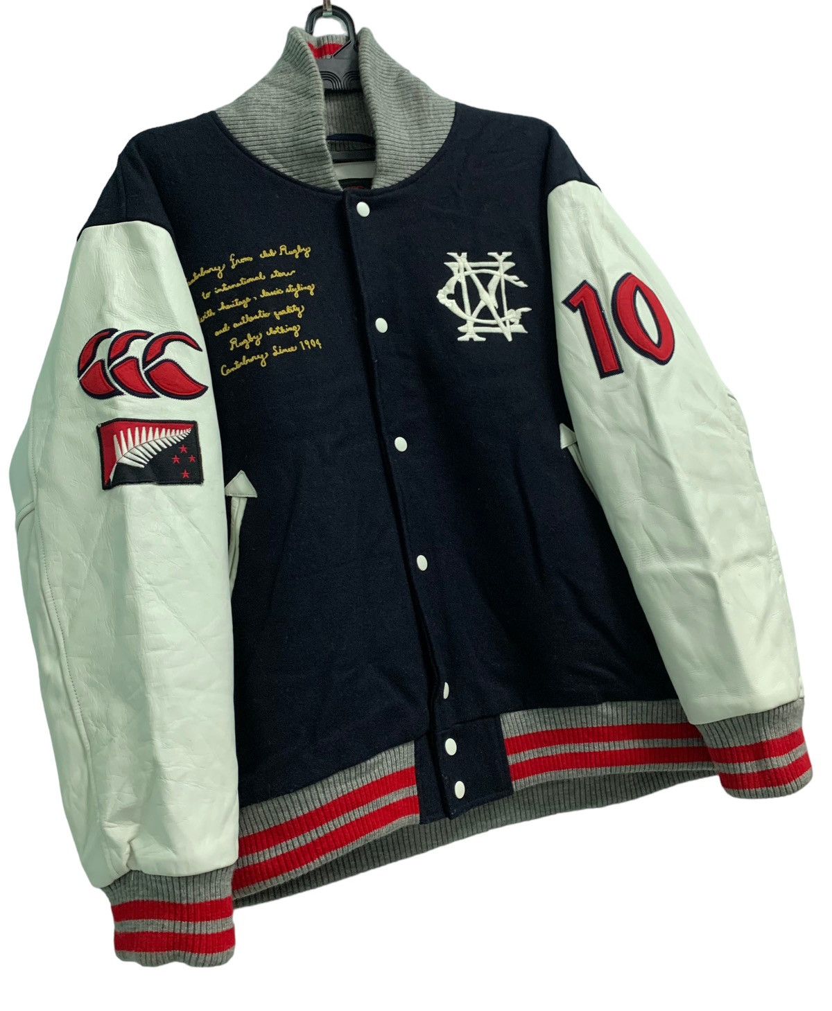 Avirex × Canterbury of New Zealand Vintage Embroidery Canterbury New Zealand Varsity Jacket Size US XXL / EU 58 / 5 - 2 Thumbnail