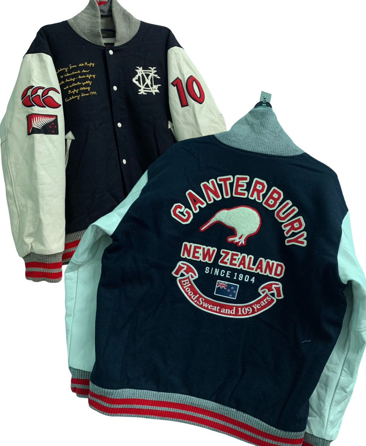 Avirex × Canterbury of New Zealand Vintage Embroidery Canterbury New Zealand Varsity Jacket Size US XXL / EU 58 / 5 - 1 Thumbnail