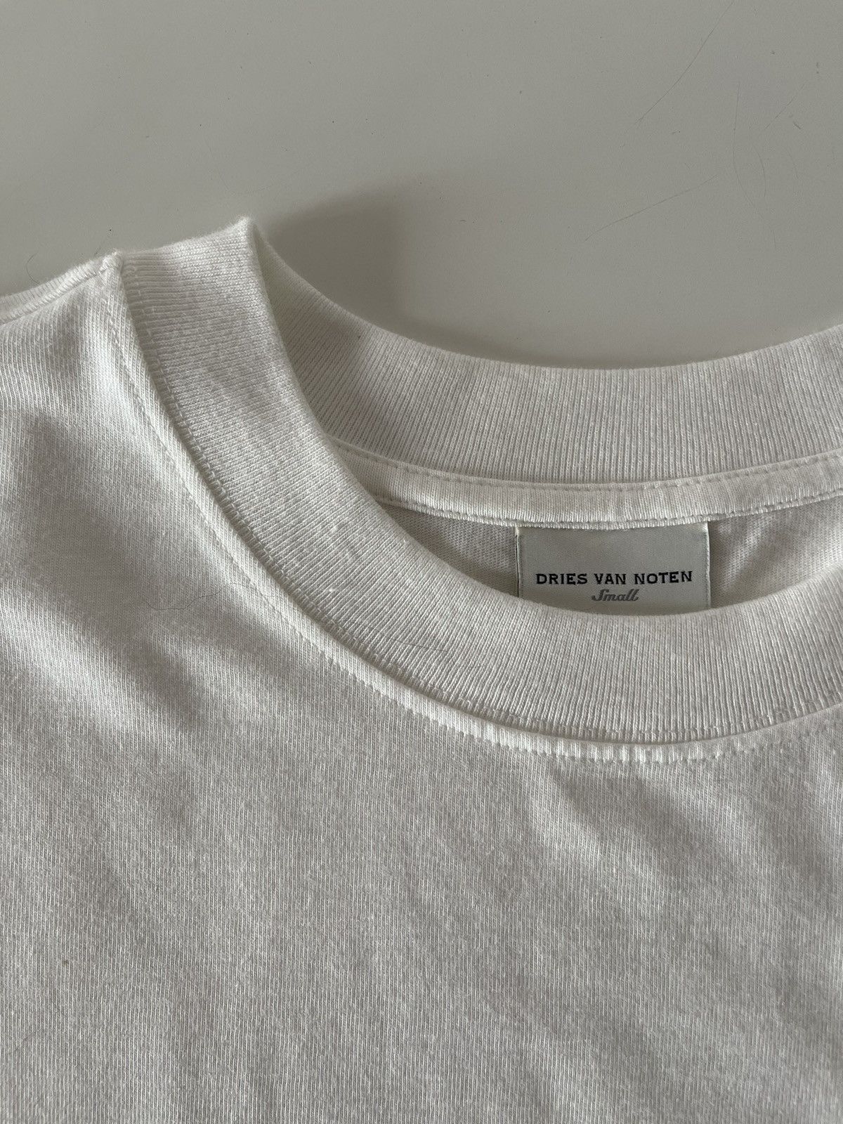 Dries Van Noten Dries Van Noten Off-White t-shirt Size US S / EU 44-46 / 1 - 6 Thumbnail