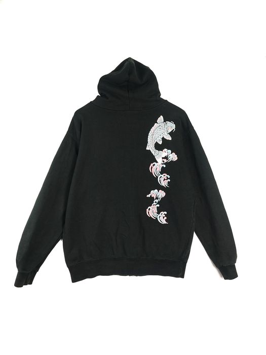 Vintage VINTAGE SUKAJAN Hoodie Fish Koi Grailed