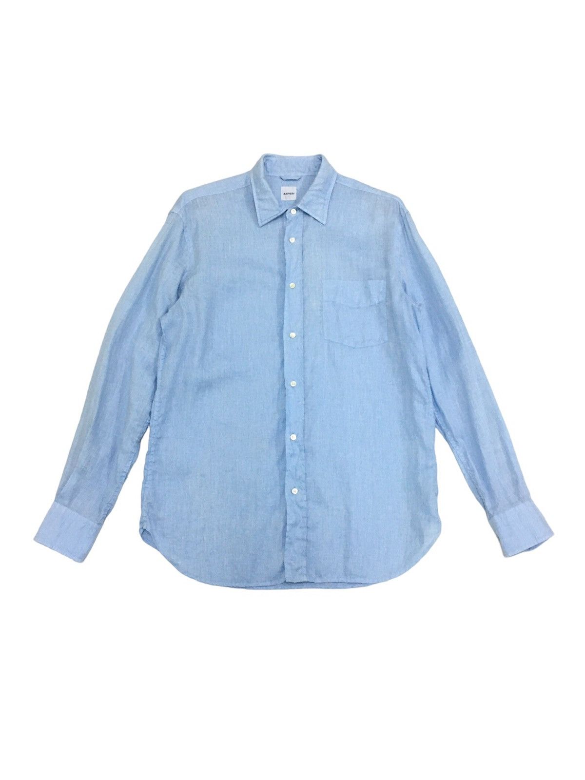 Aspesi Aspesi Linen Shirt Size US L / EU 52-54 / 3 - 1 Thumbnail