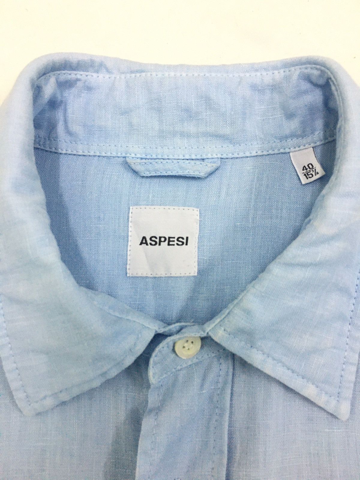 Aspesi Aspesi Linen Shirt Size US L / EU 52-54 / 3 - 3 Thumbnail