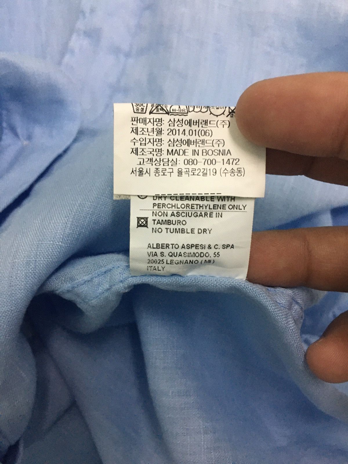 Aspesi Aspesi Linen Shirt Size US L / EU 52-54 / 3 - 5 Thumbnail