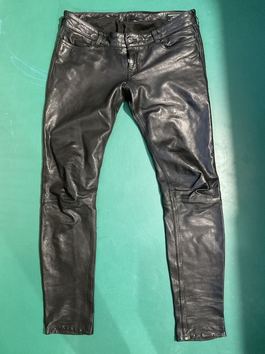 Allsaints Allsaints natural leather pants like 32 size | Grailed