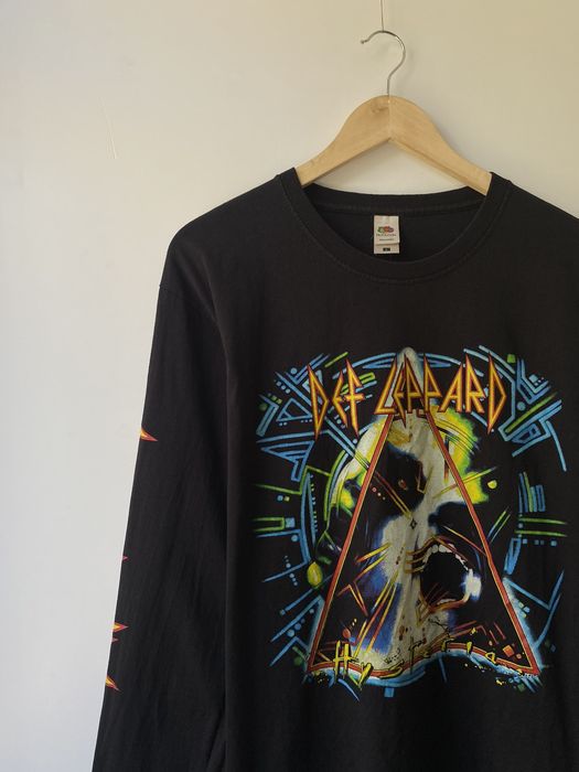 Band Tees 💀 Vintage 90s Def Leppard Band Rock Long Sleeve Rare Retro 