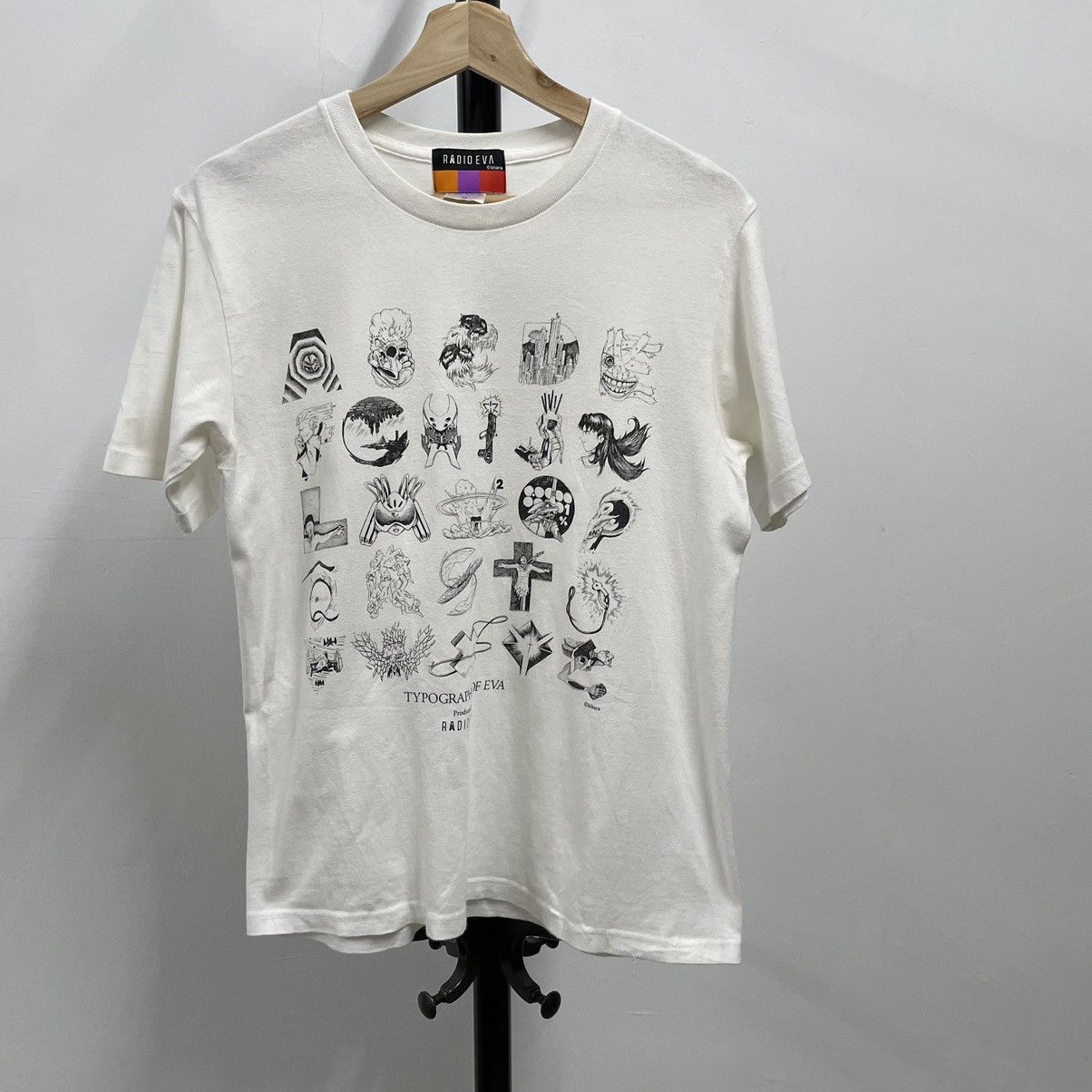 Vintage typography of eva by radio eva t-shirt tee | Grailed