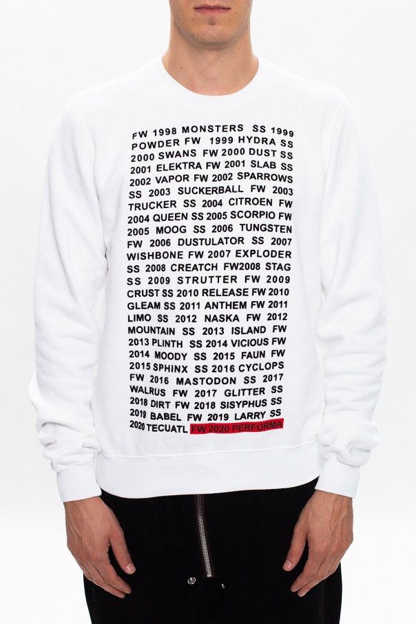 Rick Owens × Rick Owens Drkshdw 🔥65% OFF🔥 [SALE] Rick Owens Velvet Applique Sweatshirt Size US S / EU 44-46 / 1 - 1 Thumbnail