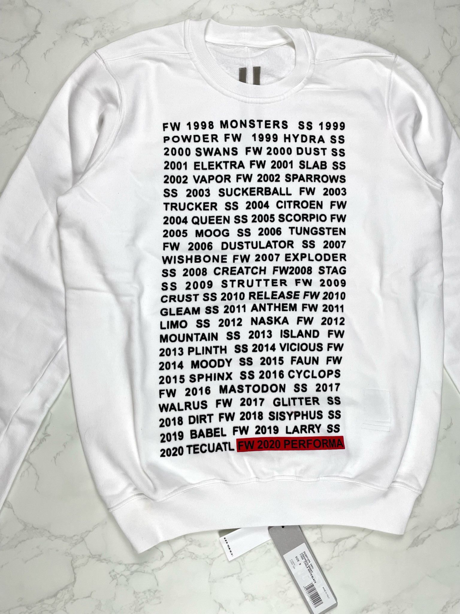 Rick Owens × Rick Owens Drkshdw 🔥65% OFF🔥 [SALE] Rick Owens Velvet Applique Sweatshirt Size US S / EU 44-46 / 1 - 6 Thumbnail