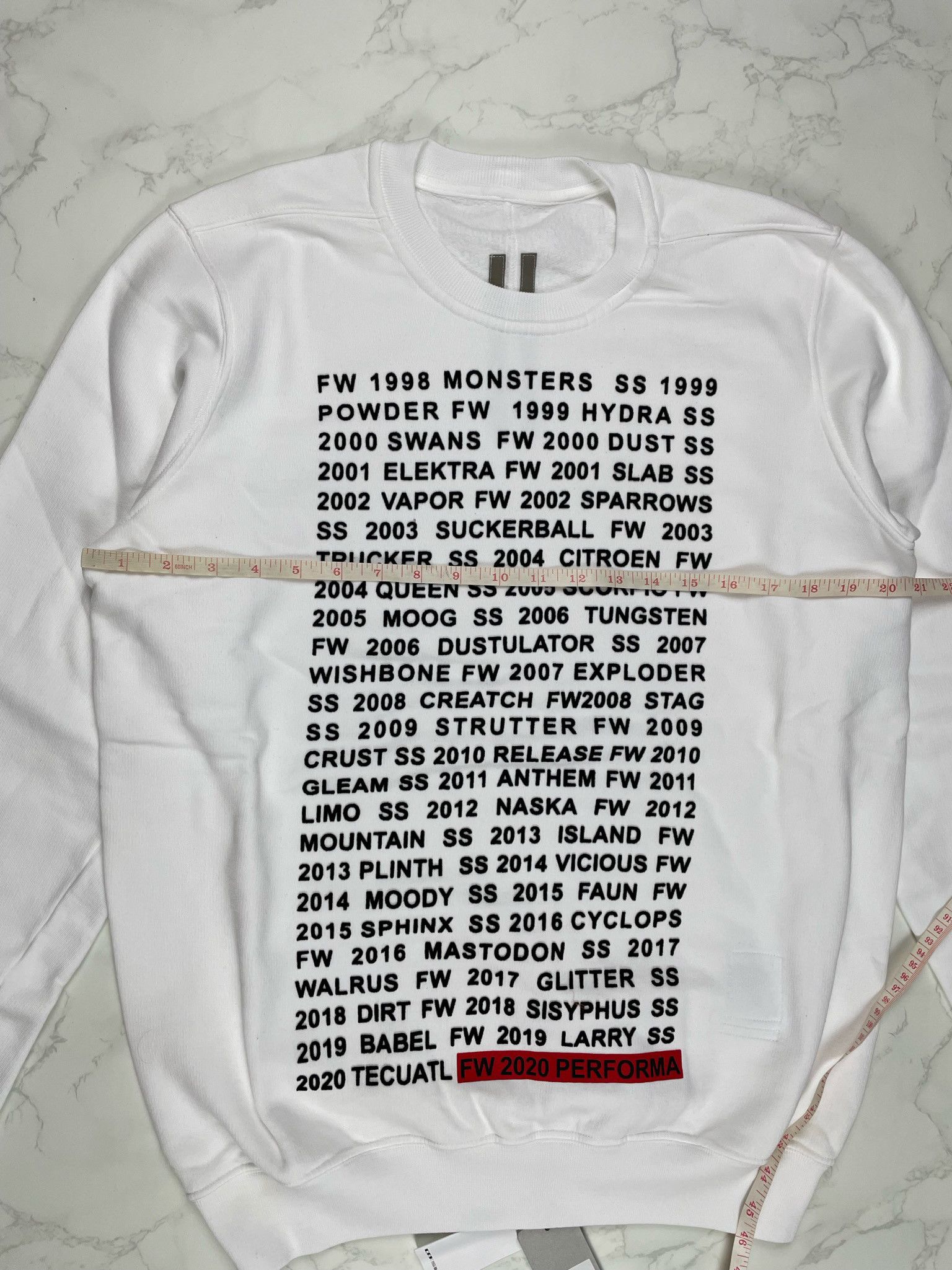 Rick Owens × Rick Owens Drkshdw 🔥65% OFF🔥 [SALE] Rick Owens Velvet Applique Sweatshirt Size US S / EU 44-46 / 1 - 4 Thumbnail