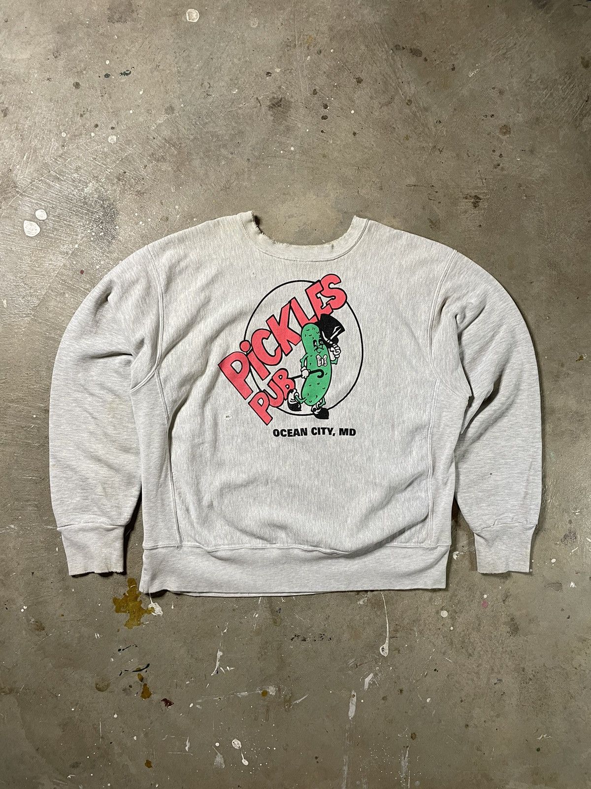 Vintage Rare Vintage Pickles Pub Sweatshirt Size US L / EU 52-54 / 3 - 1 Thumbnail