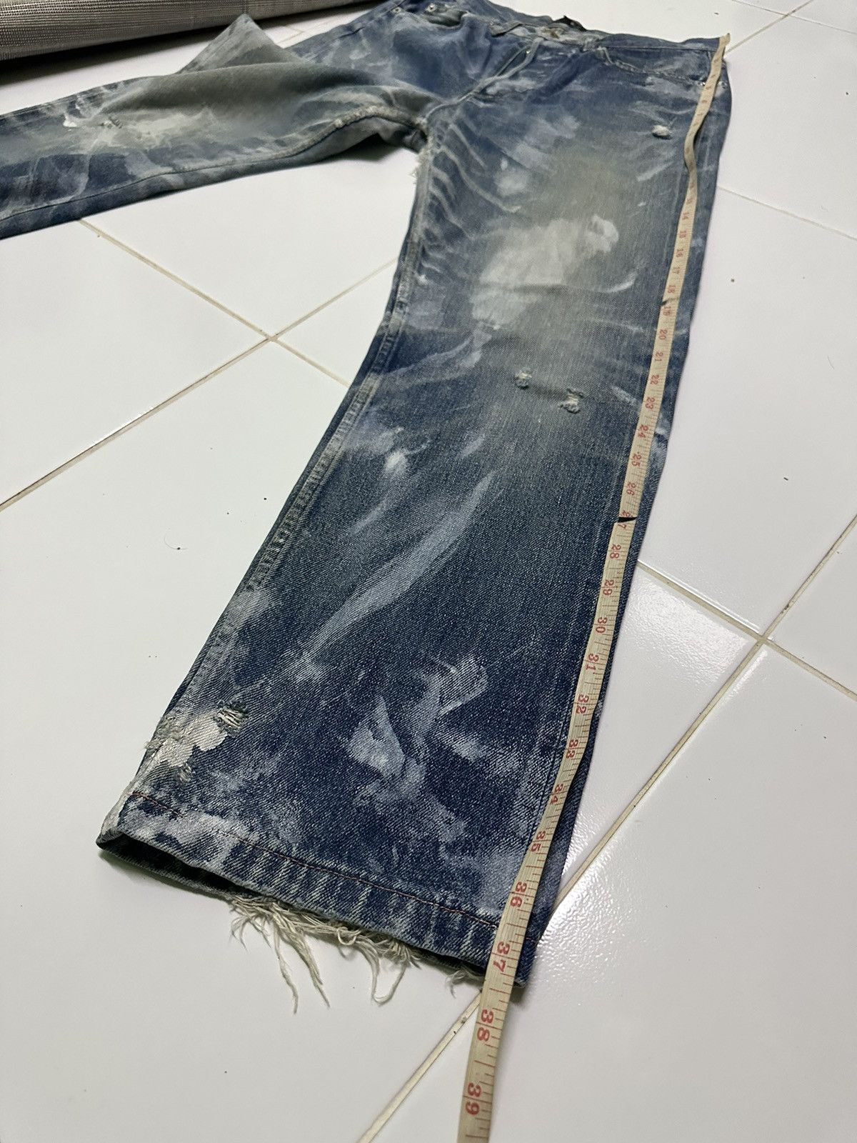 A.P.C. Vintage A.P.C custom paint selvedge denim jeans Size US 28 / EU 44 - 7 Thumbnail