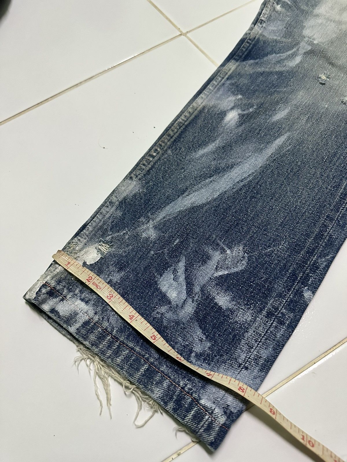 A.P.C. Vintage A.P.C custom paint selvedge denim jeans Size US 28 / EU 44 - 9 Thumbnail