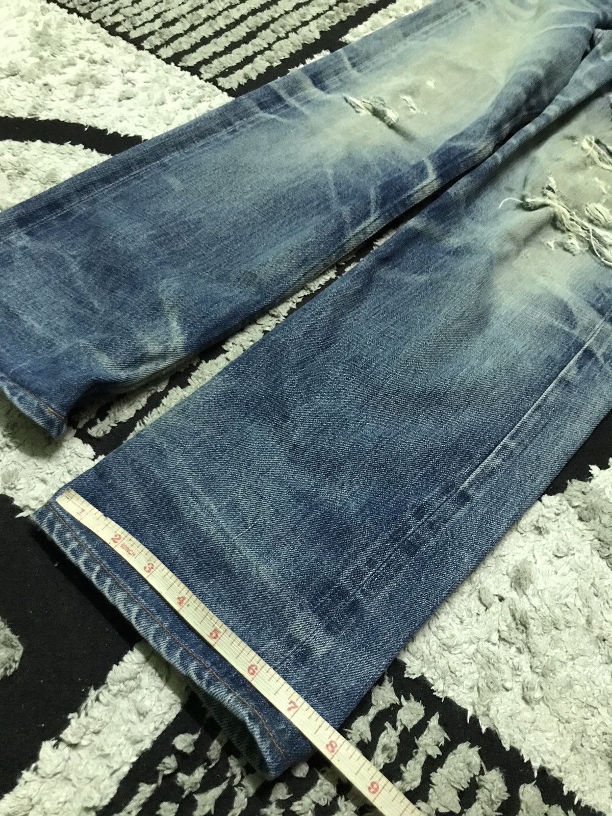 A.P.C. Vintage A.P.C selvedge distressed denim jeans Size US 28 / EU 44 - 7 Thumbnail
