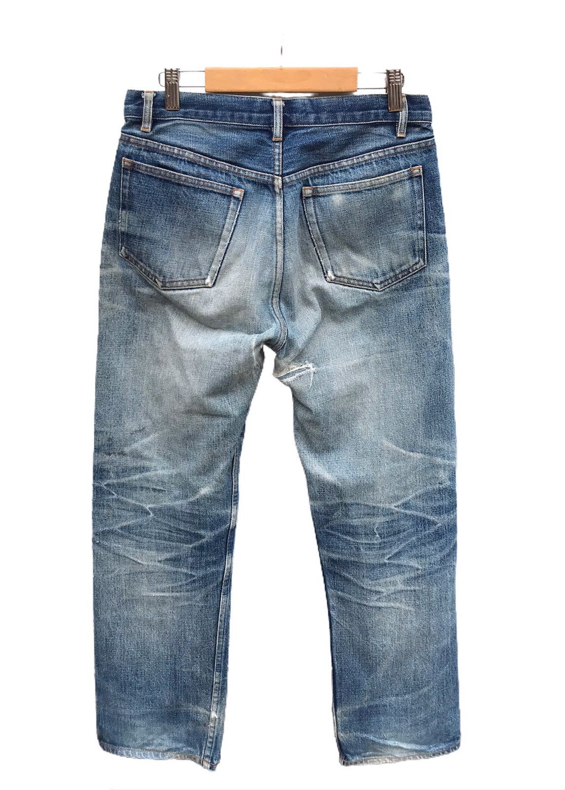A.P.C. Vintage A.P.C selvedge distressed denim jeans Size US 28 / EU 44 - 3 Thumbnail