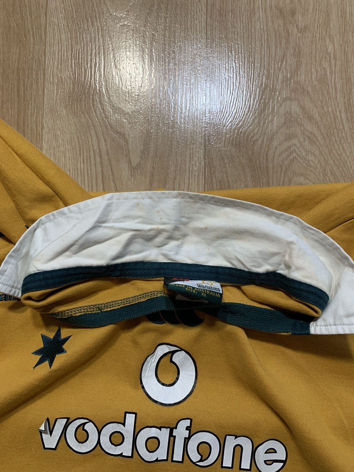 Canterbury of New Zealand Vintage Canterbury Wallabies Vodafone Australia Rugby Size US XL / EU 56 / 4 - 9 Thumbnail