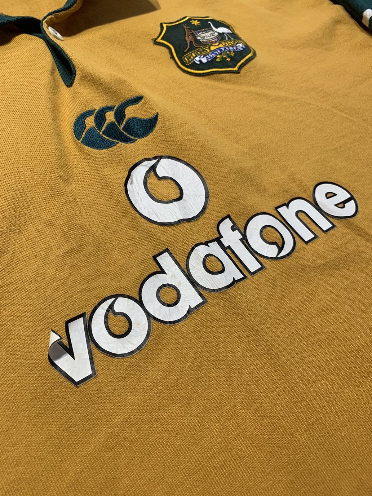 Canterbury of New Zealand Vintage Canterbury Wallabies Vodafone Australia Rugby Size US XL / EU 56 / 4 - 5 Thumbnail