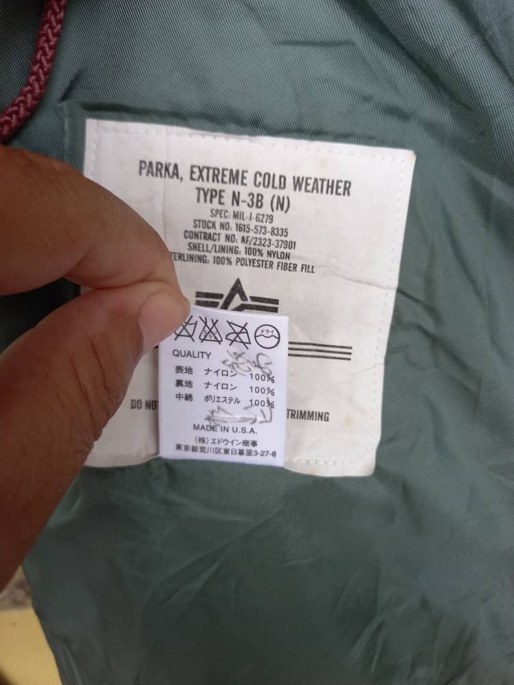Alpha Industries Vtg Alpha Industries Extreme Cold Weather Type N-3B Parka Size US M / EU 48-50 / 2 - 19 Thumbnail